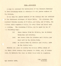 Junior Members' increased bread ration (4 Oct 1946)