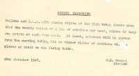Potato rationing (12 Nov 1947)
