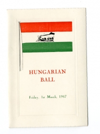 St. John's Hungarian Ball front cover