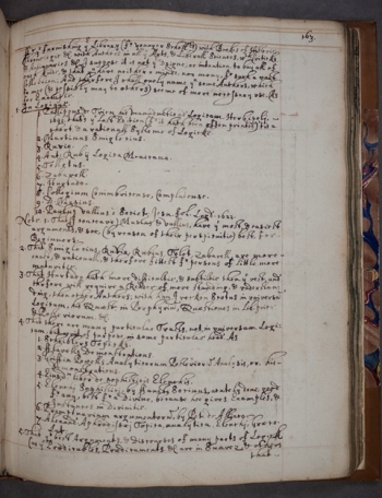 Guidelines for establishing a library, from MS K.38