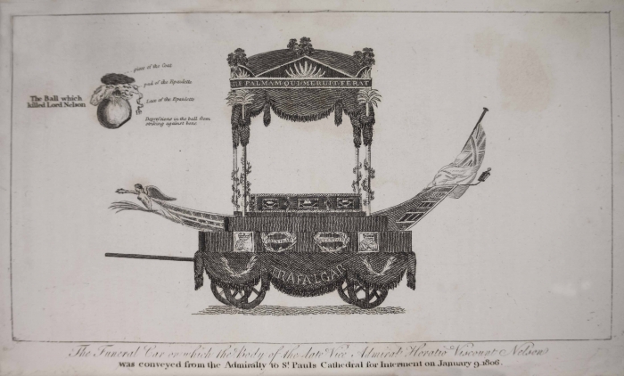 Nelson's funeral carriage