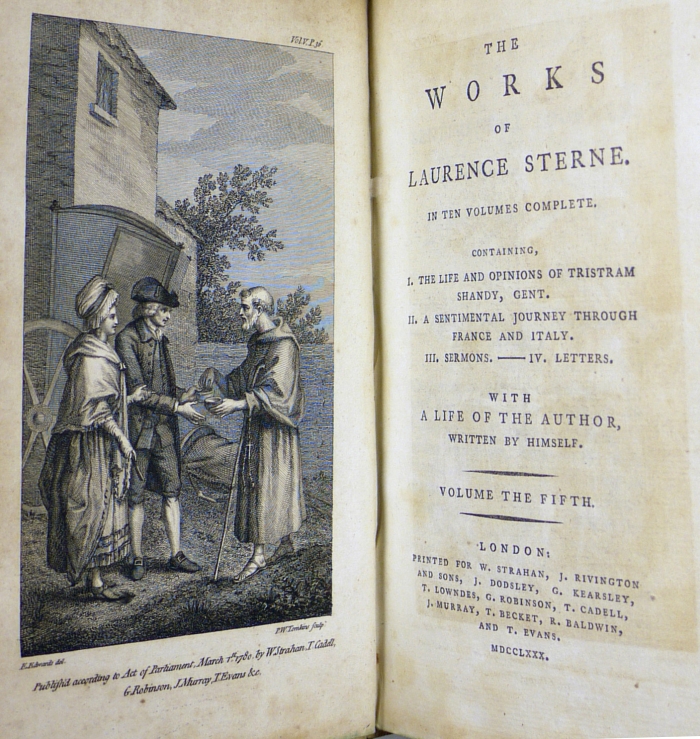1780 title page and frontispiece