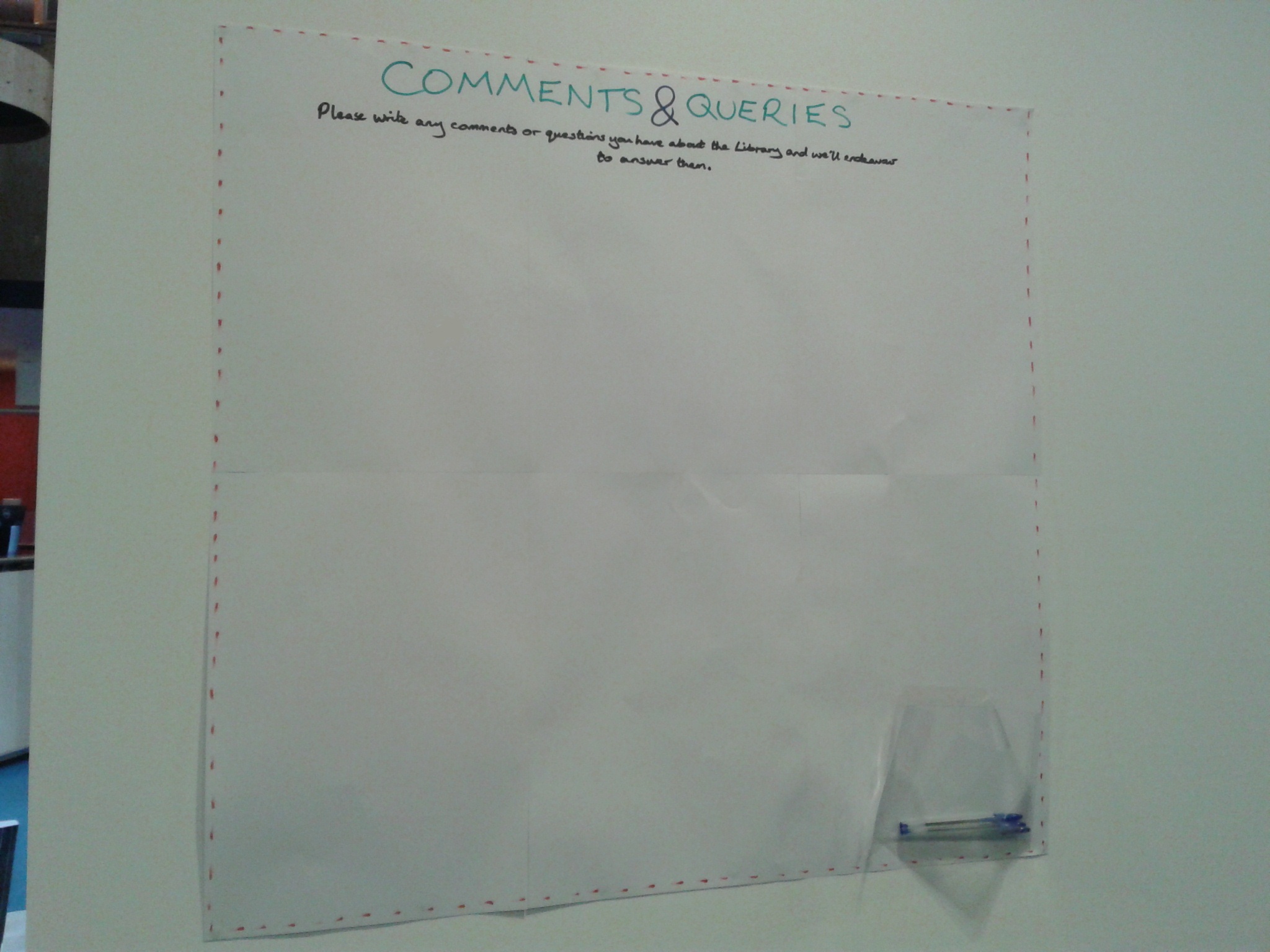 Comments & Queries board