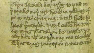 Extract from Chaucer's Treatise on the Astrolabe, MS E.2, f. 10r