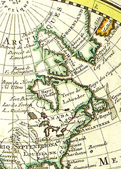 Greenland from de L'Isle's atlas c.1740