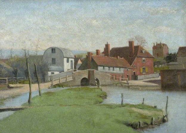 'Eynsford, Kent', by Samuel Butler (oil on canvas)