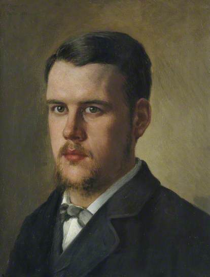 Portrait of Henry Festing Jones, by Samuel Butler (oil on canvas)