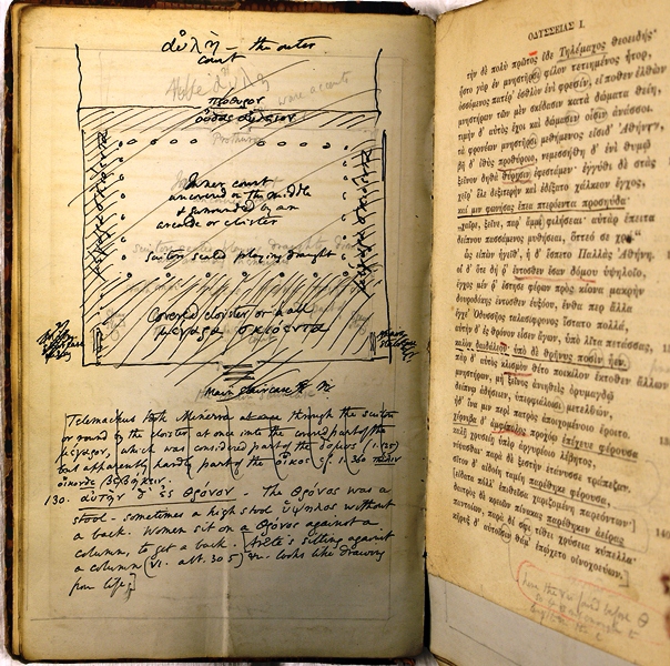 Butler's annotated copy of The Odyssey