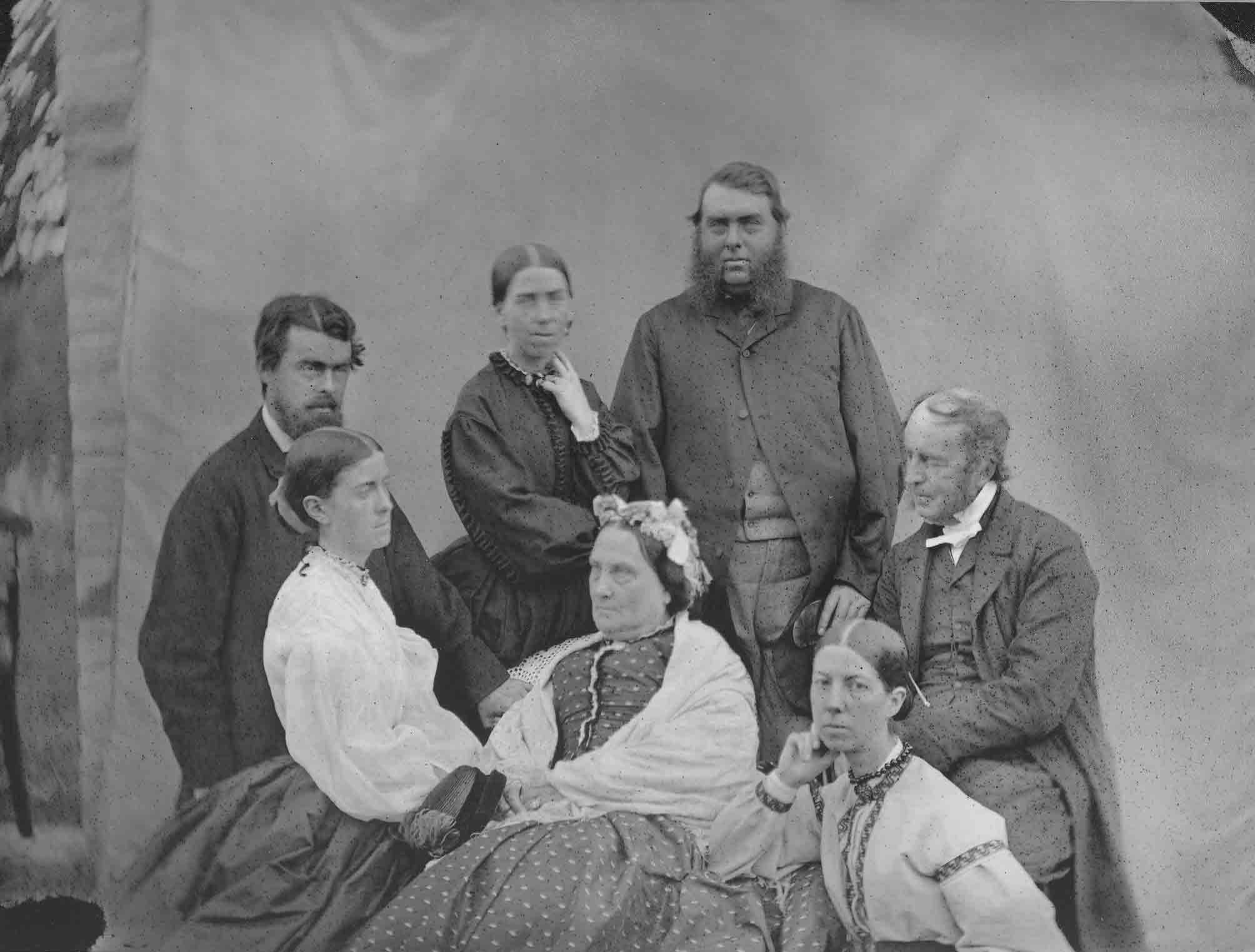 Samuel Butler with his family about 1865