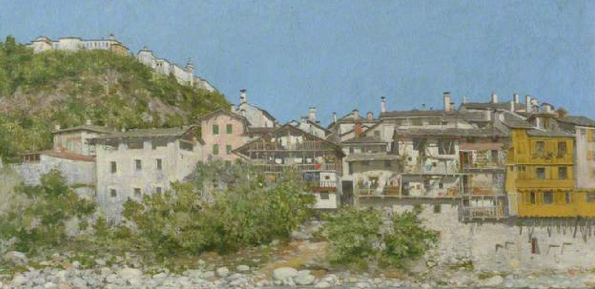 'Landscape, Varallo' - a scene from Butler's Italian travels