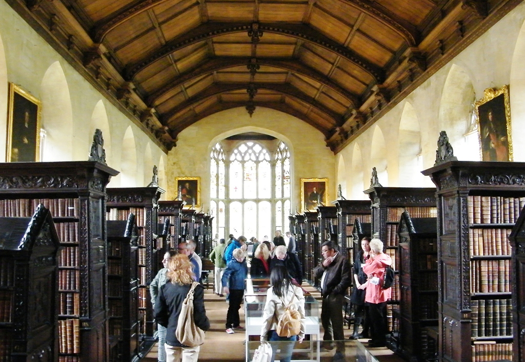 Visitors in the Old Library