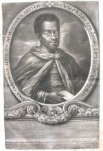 One of the frontispiece portraits