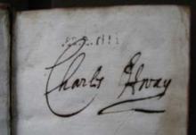 Signature of Charles Otway