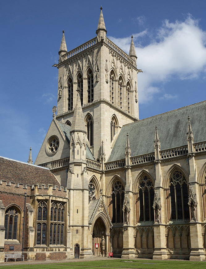 St John's Chapel as seen from First Court