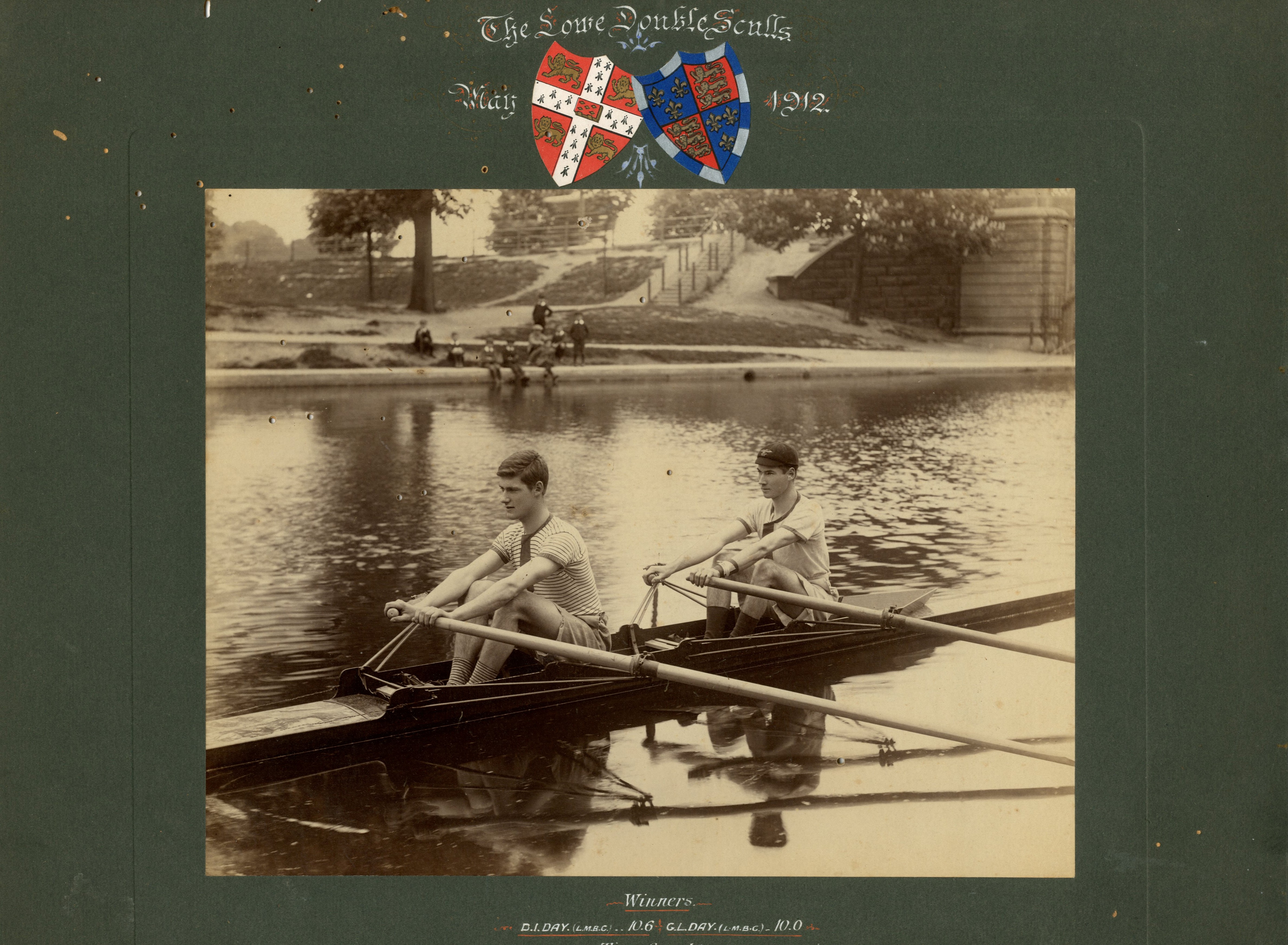 Day brothers in the Lowe Double Sculls
