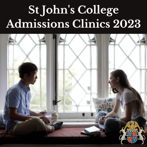 St John's Admissions Clinics 2023