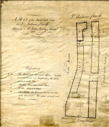 Plan of the Birdbolt Inn (1792)