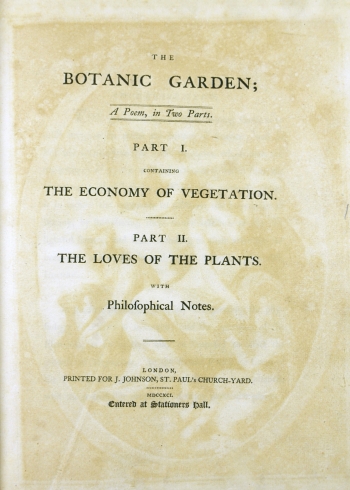 The Botanic Garden's title page.