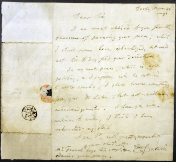 Darwin's letter to Jerningham.