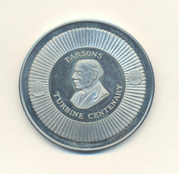 Turbine centenary medal 1884-1984