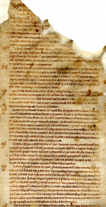 14th century copy of Magna Carta at SJC