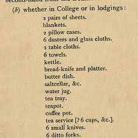 Items available second-hand from your bedder (1870s)