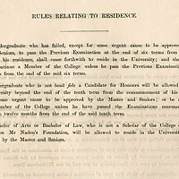 Rules relating to residence (1876)
