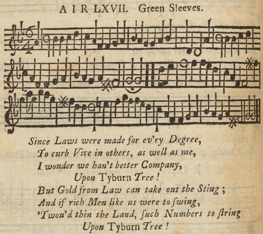 Air 67: ‘Since laws were made for ev’ry degree’ from The Beggar’s Opera 