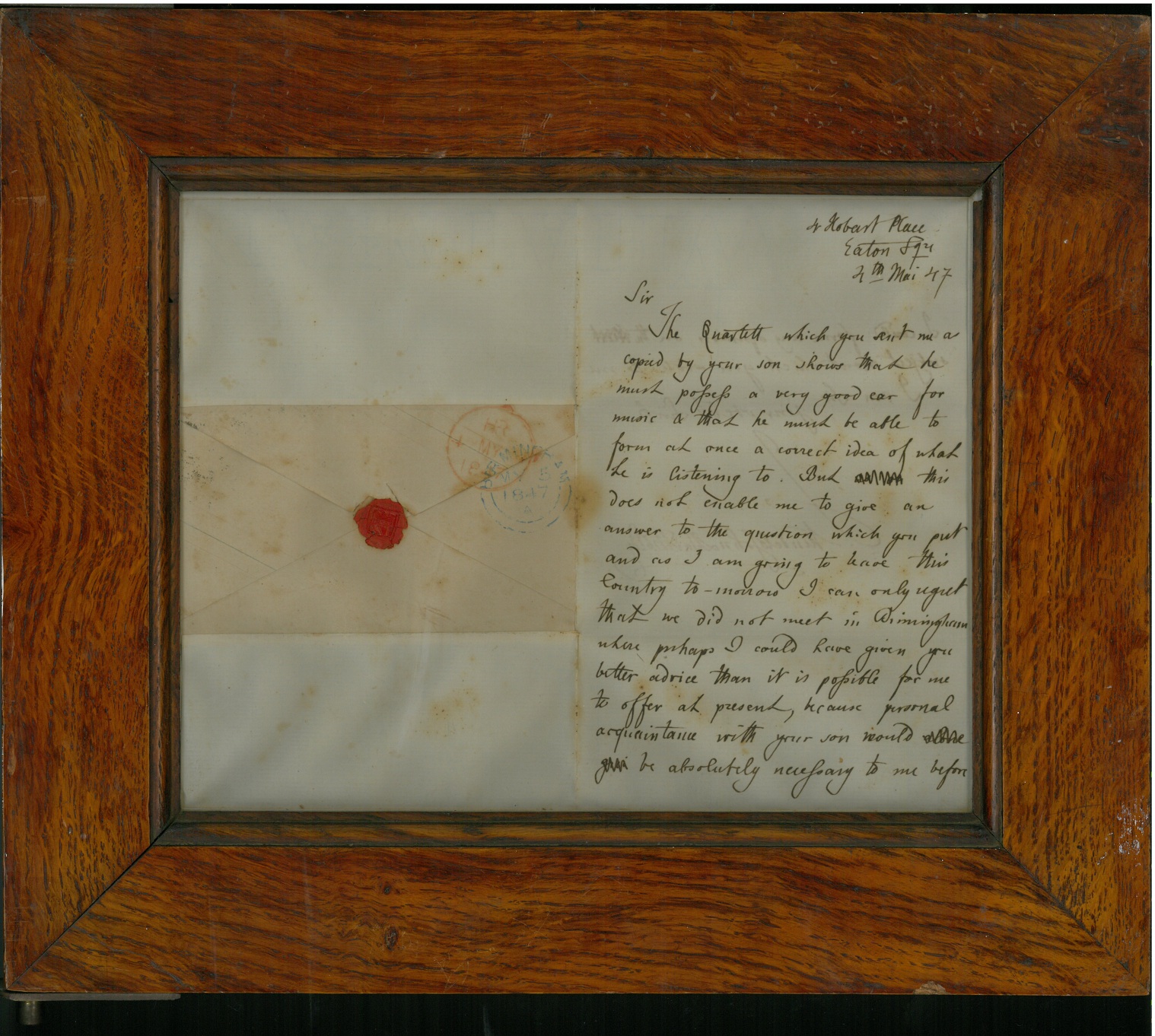 Mendelssohn's letter