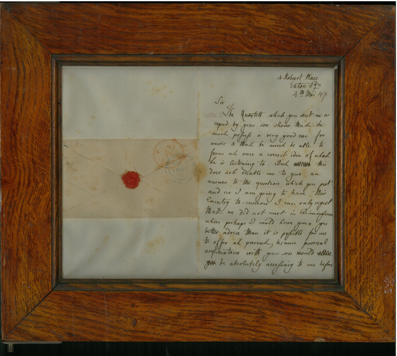 Mendelssohn's letter