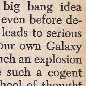 Hoyle's copy of his book 'The Nature of the Universe' with his own annotations. Hoyle Collection QB 51.H69.1955.