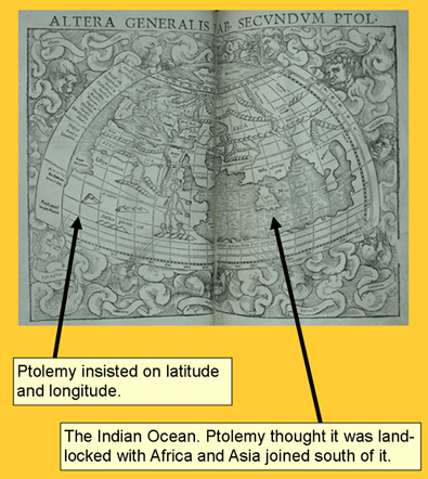 Sebastian Munster's 'Cosmographia', published in Basel in 1559. Click on the picture to see a larger image