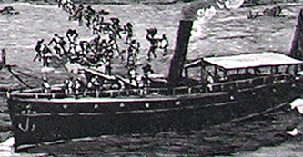 River Steamer from 'In Darkest Africa' (1890)