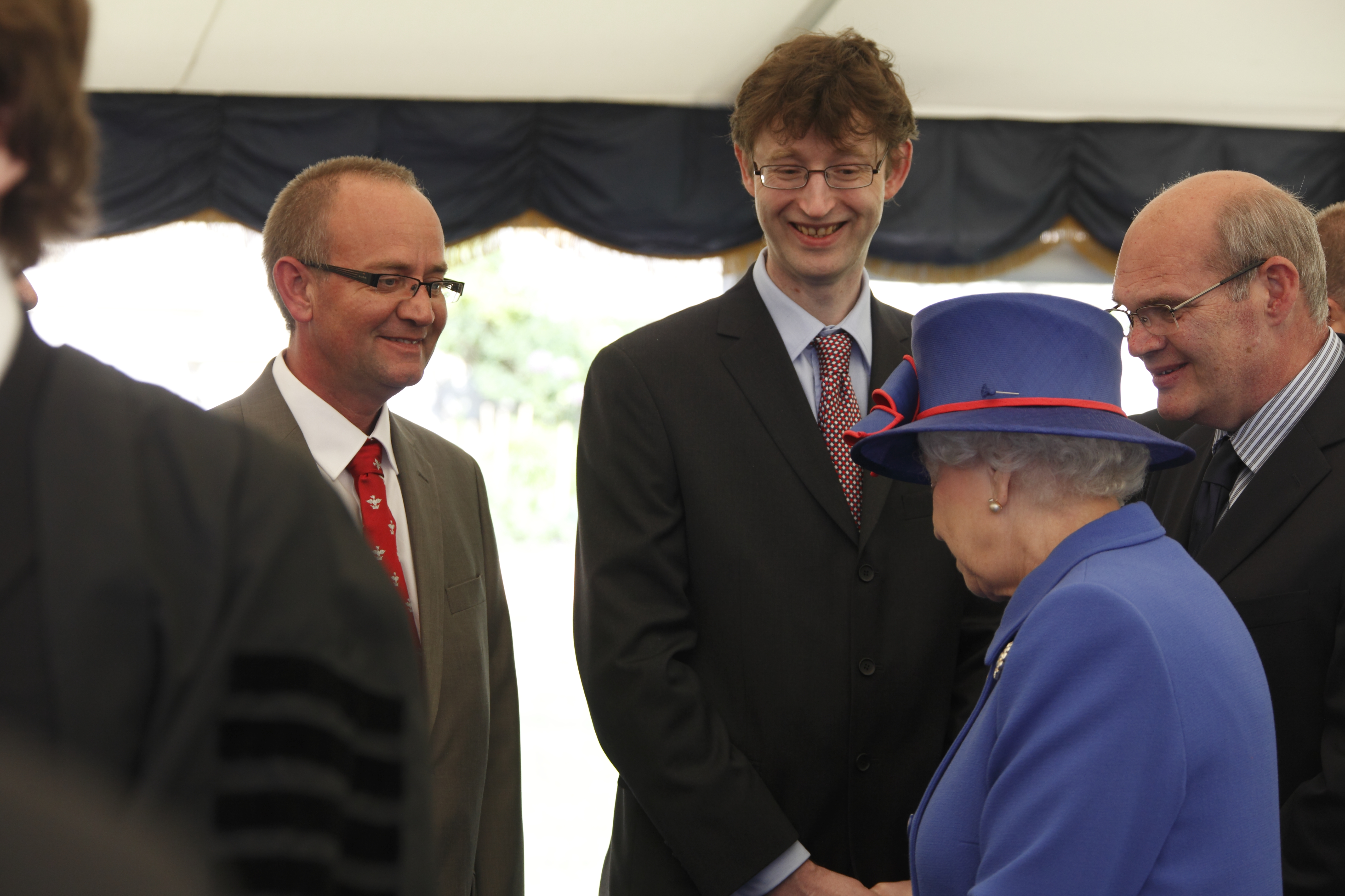 Steve meeting the Queen