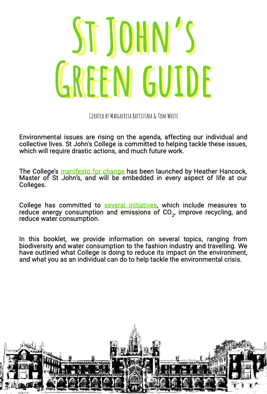 SJC Green Guide front page