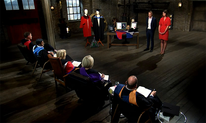 Two entrepreneurs on Dragons' Den