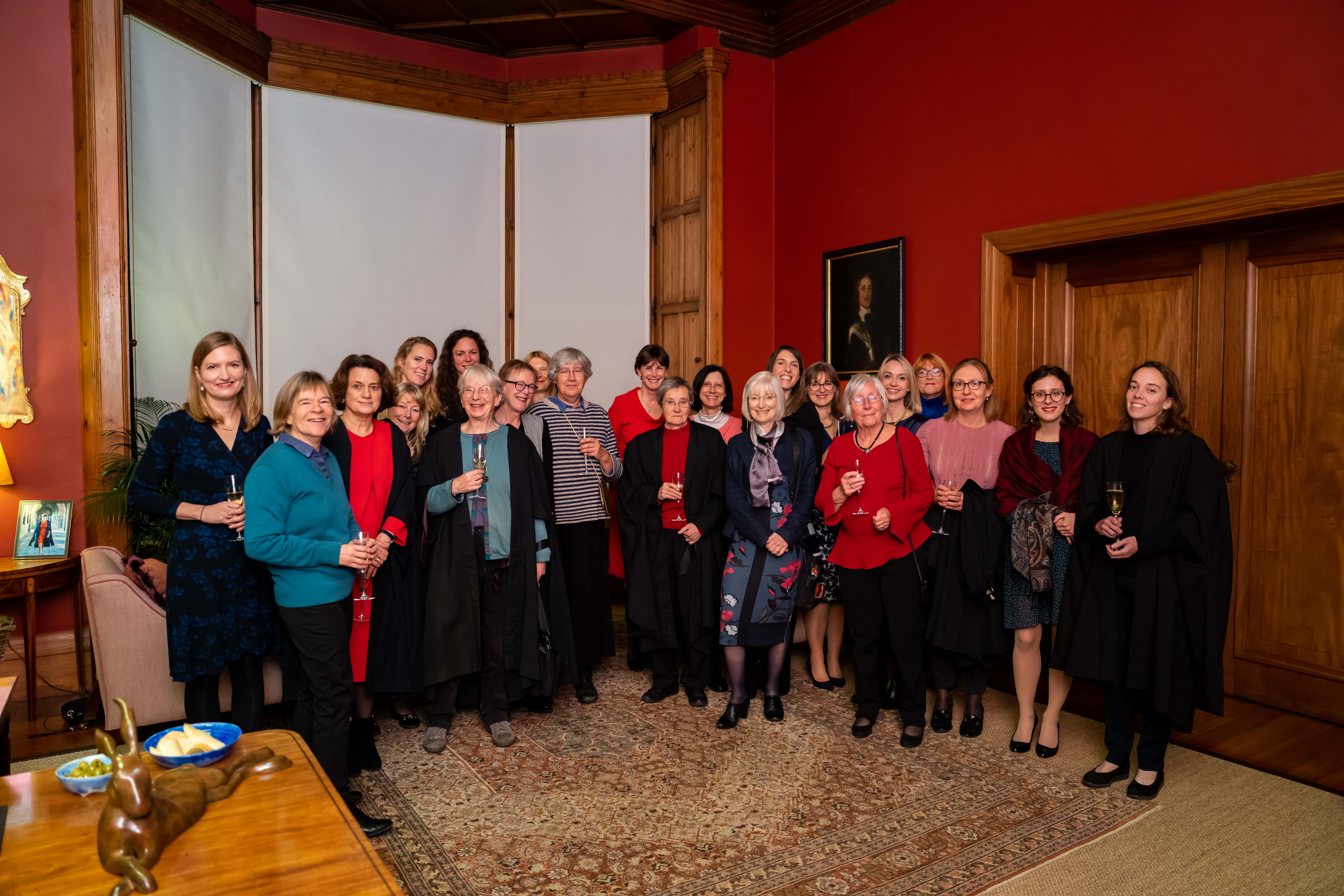 women at formal hall