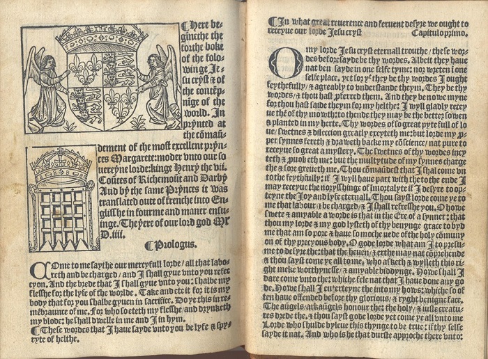 The imitation of Christ, published by Richard Pynson in 1504