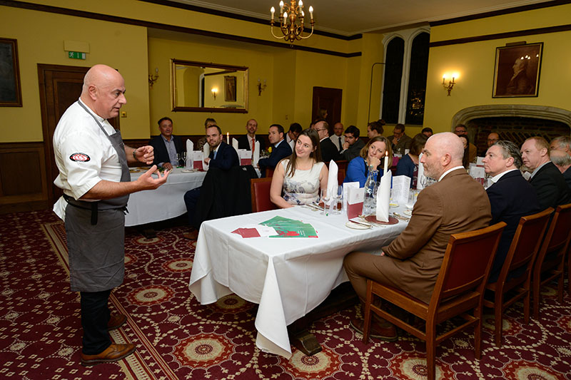 Andreas Antona at the Sustainability Dinner. Credit: Crossland Communications