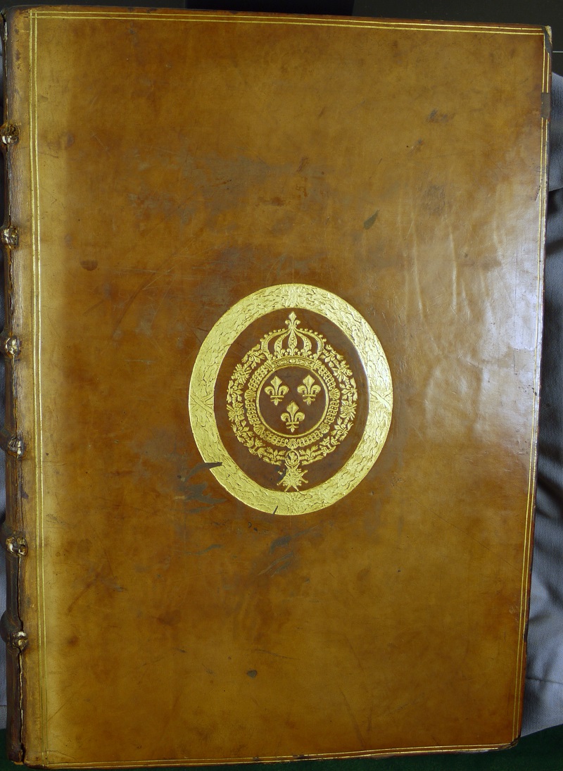 Binding with French Royal Arms
