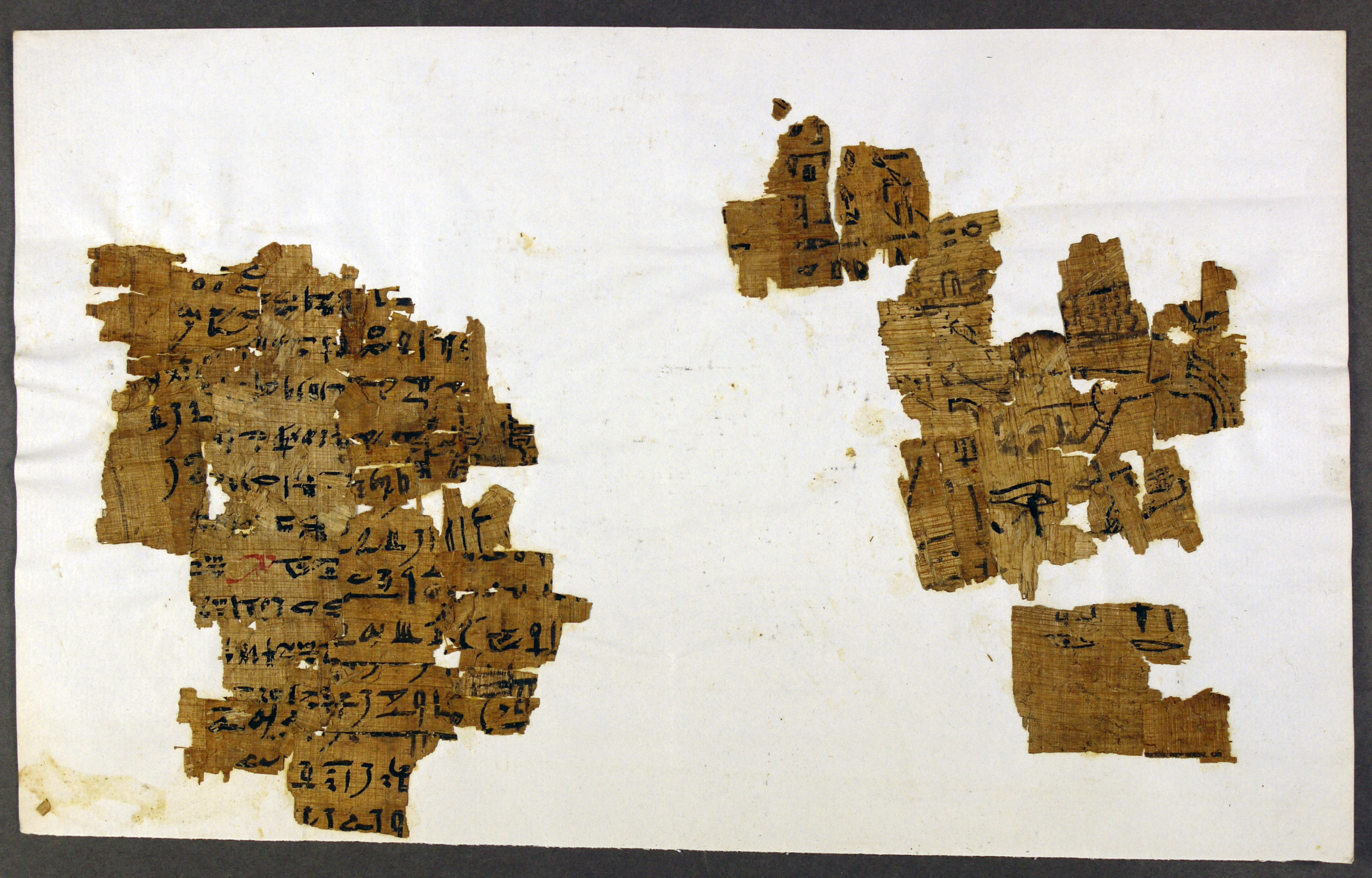A document written on papyrus.