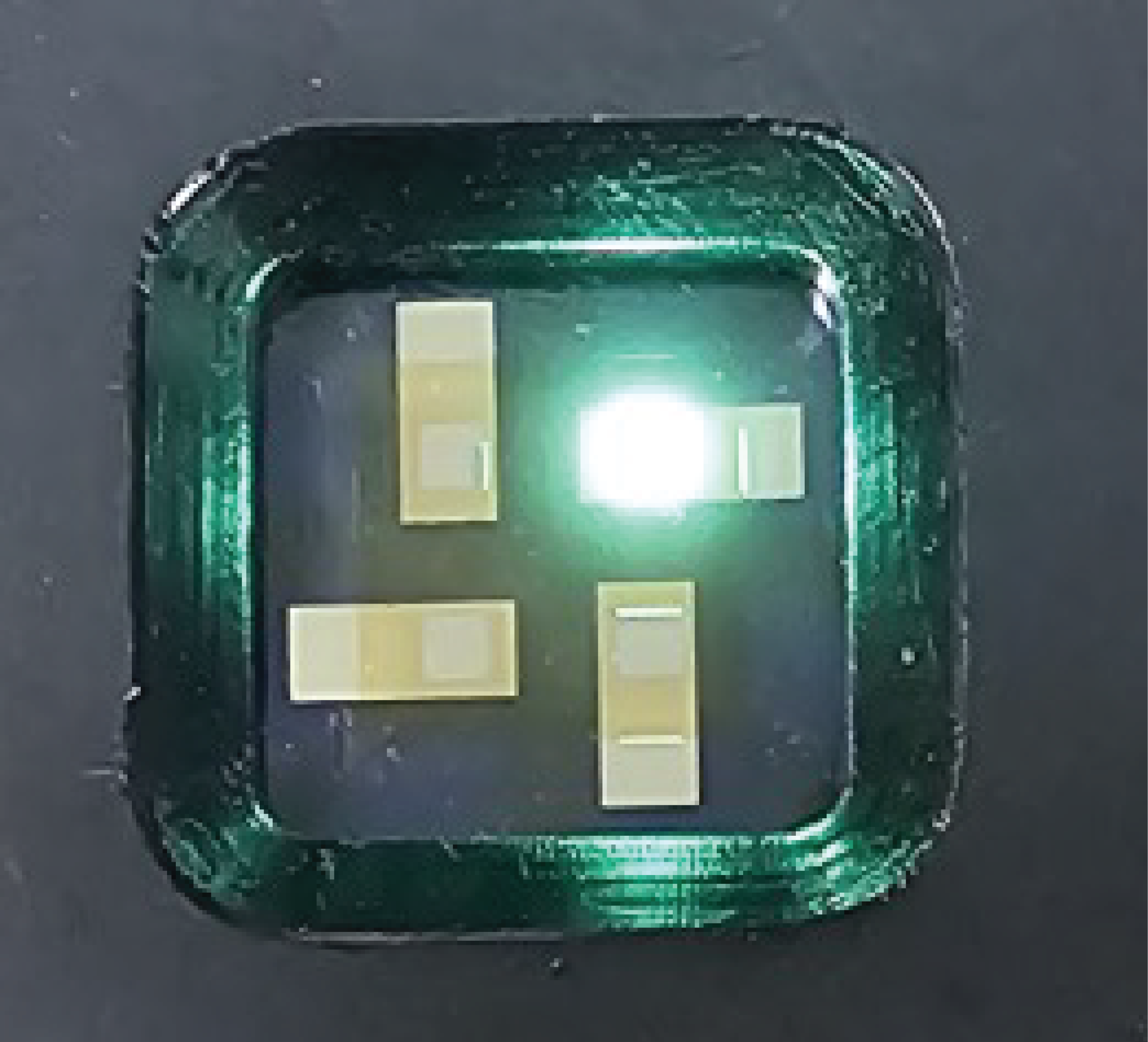 OLED picture: Taken in house recently by Dr Seung-Je Woo, a member of Sir Richard's group