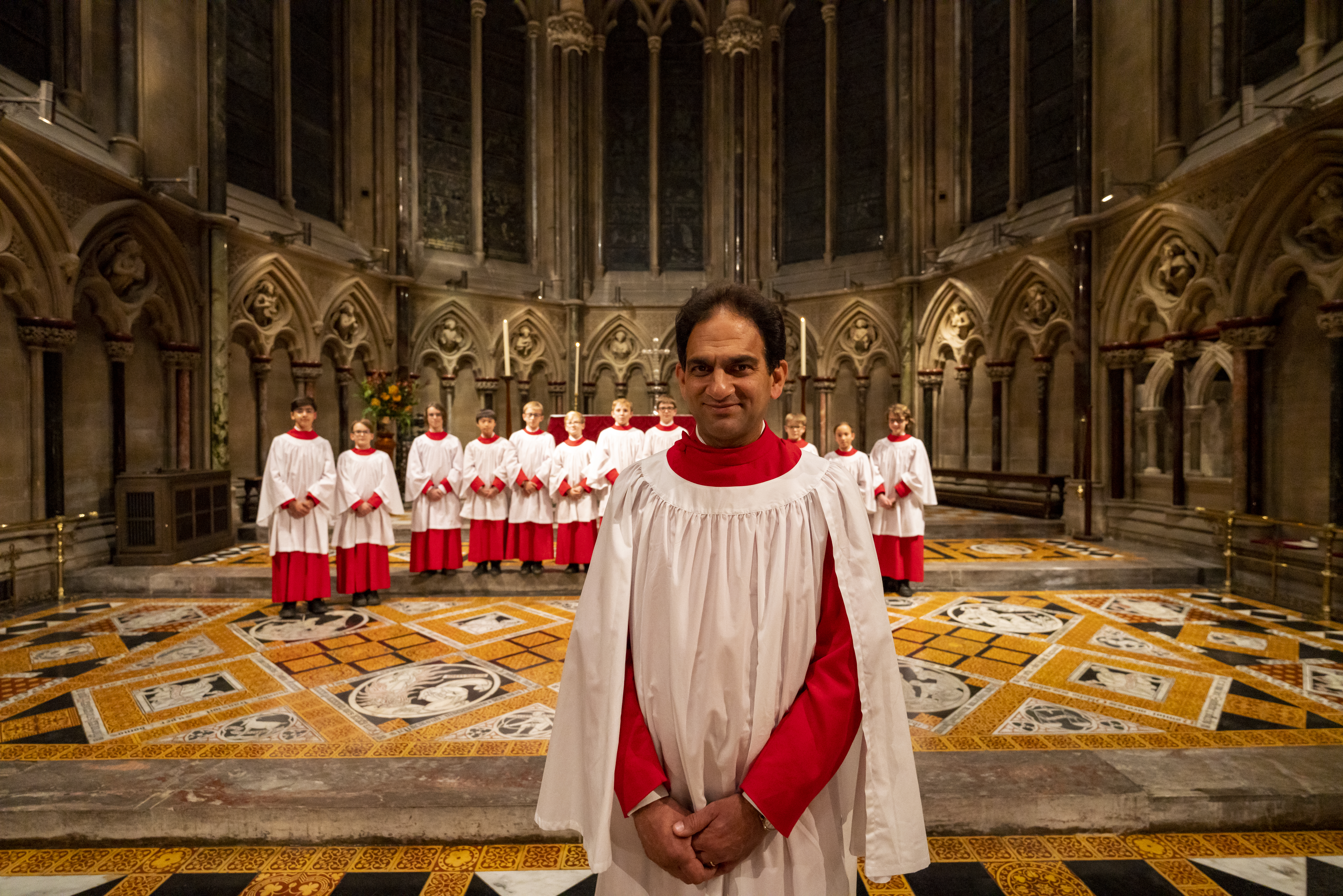 Andrew Nethsingha with The Choir of St John's