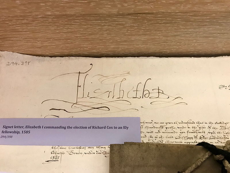 Elizabeth signet letter