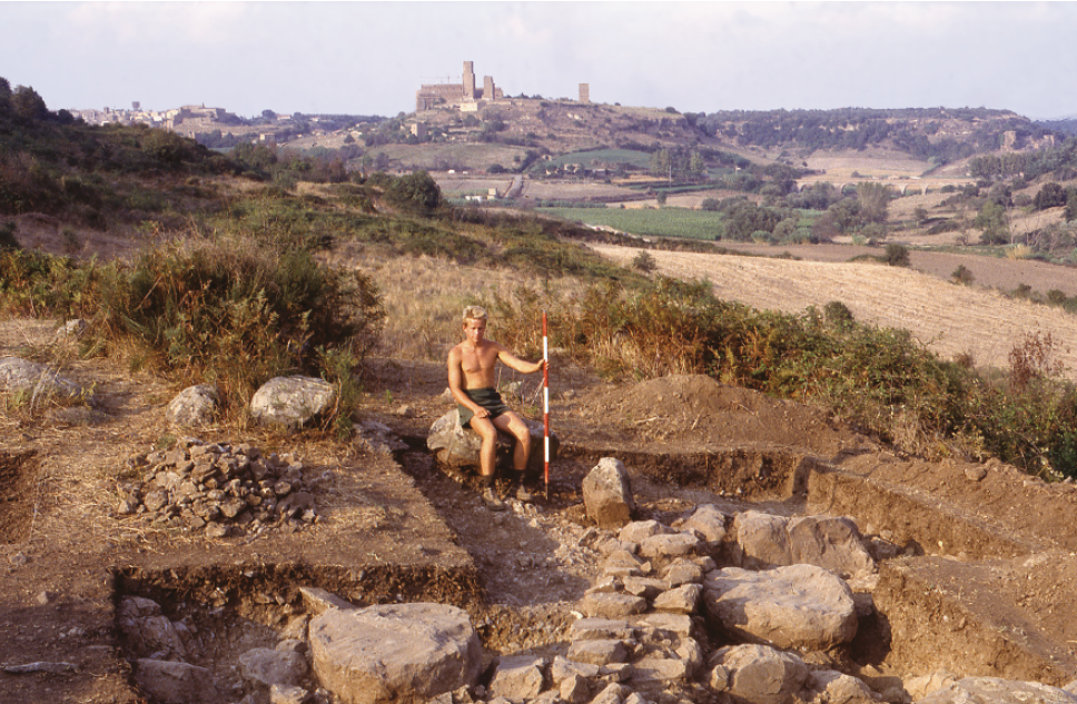 Main excavations of an Etruscan farm at Guidocinto