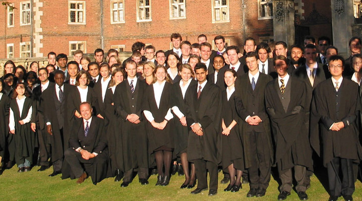 Students in gowns