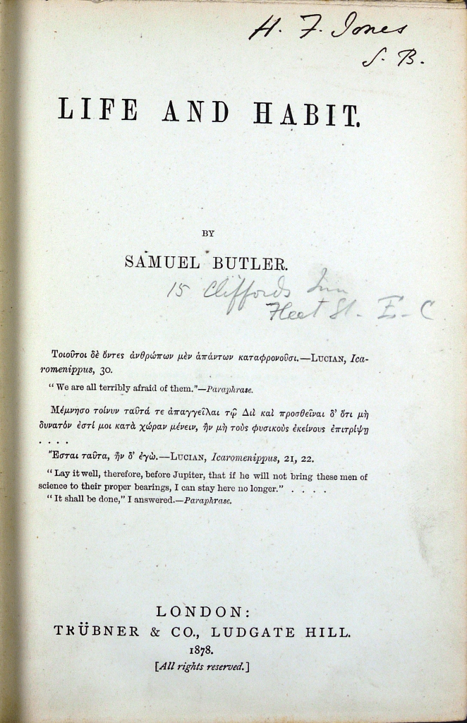 First edition title page