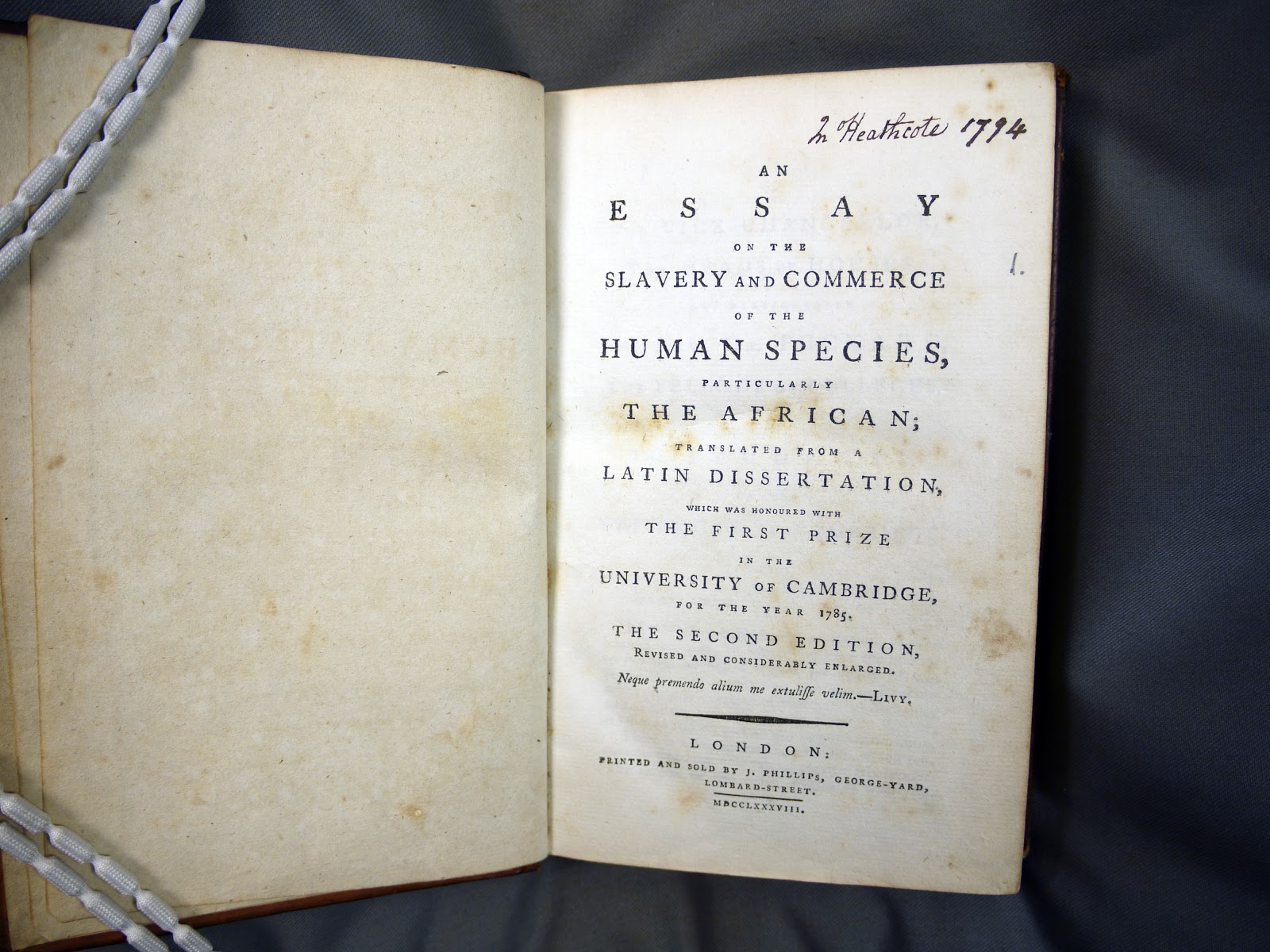 Slavery and Abolition: Collections Uncovered | St John's College ...