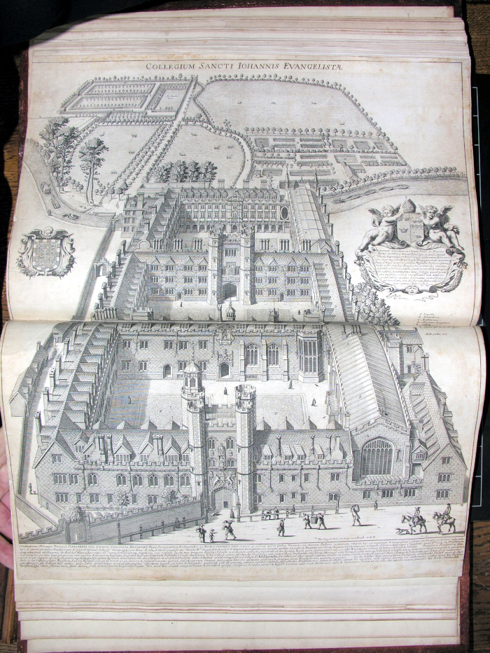 Engraving of St John's College by David Loggan, 1690.