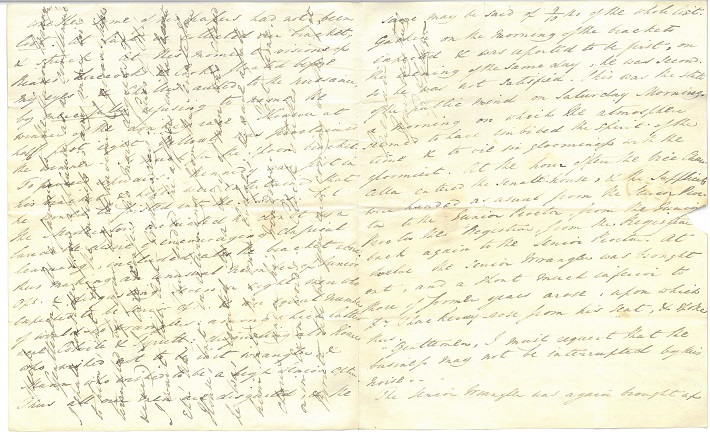Second page of Selwyn's letter